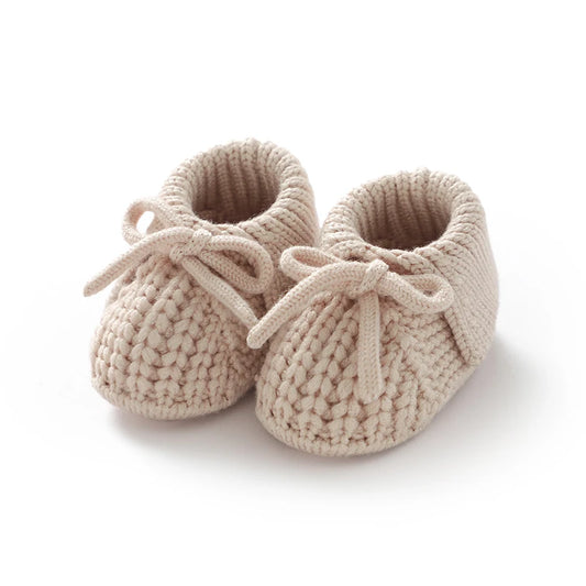 Baby Knit Booties | Breathable Infant Crib Shoes | Boys & Girls 0-18M